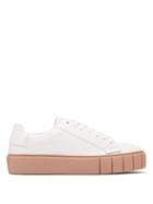 Matchesfashion.com Primury - Dyo Grained Leather Low Top Trainers - Womens - Pink White