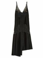Stella Mccartney Lace And Pleated-satin Dress