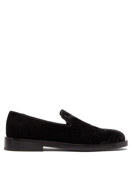 Matchesfashion.com Jil Sander - Velvet Loafers - Mens - Black