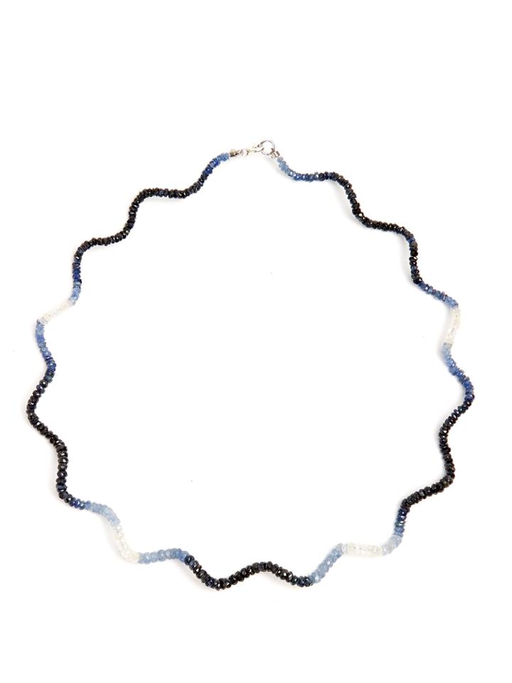 Lucy Folk Twizzler Sapphire Necklace