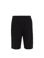 Matchesfashion.com Fendi - Bag Bugs Mesh Panel Cotton Blend Shorts - Mens - Black Multi