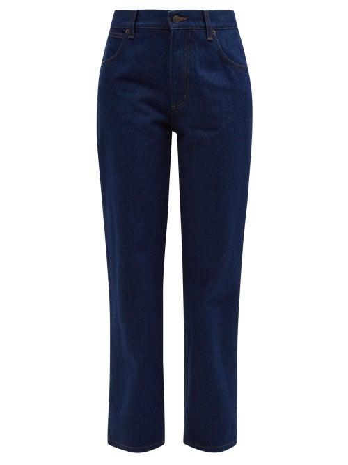 Ladies Rtw The Row - Slimin High-rise Straight-leg Jeans - Womens - Denim