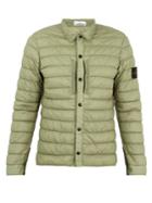 Stone Island Point-collar Quilted Technical Jacket