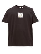 Matchesfashion.com Burberry - Deer Print Cotton T Shirt - Mens - Black