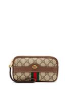 Matchesfashion.com Gucci - Ophidia Gg Supreme Clutch - Womens - Grey Multi