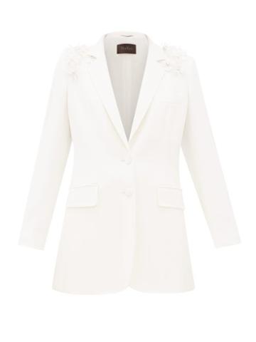Matchesfashion.com Max Mara - Essere Suit Jacket - Womens - White