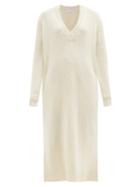 Raey - Recycled Cashmere-blend Deep V-neck Dress - Womens - Ivory
