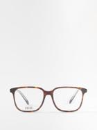 Dior - Indior D-frame Tortoiseshell-acetate Glasses - Mens - Dark Brown