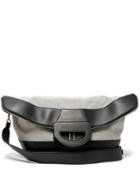 Matchesfashion.com Jil Sander - Leather Trimmed Canvas Tote - Mens - Grey Multi