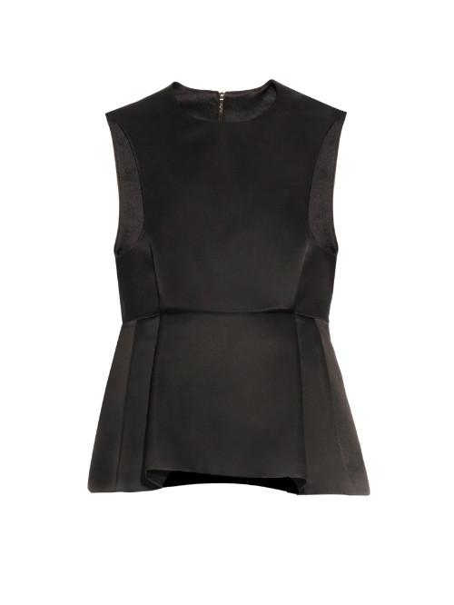 Raey Badydoll Duchess Silk-satin Top