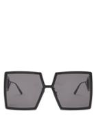Matchesfashion.com Dior - 30montaigne Square Acetate Sunglasses - Womens - Black
