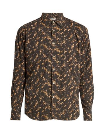 Bevilacqua David Rose-print Cotton Shirt