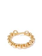 Ladies Jewellery Laura Lombardi - Piera 14kt-gold Plated Chain Bracelet - Womens - Gold