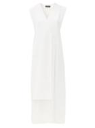 Matchesfashion.com Haight - Vest Wrap-front Crepe Dress - Womens - White