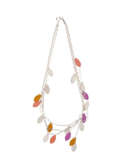 Matchesfashion.com Isabel Marant - Marisa Layered Leaf Necklace - Womens - Multi