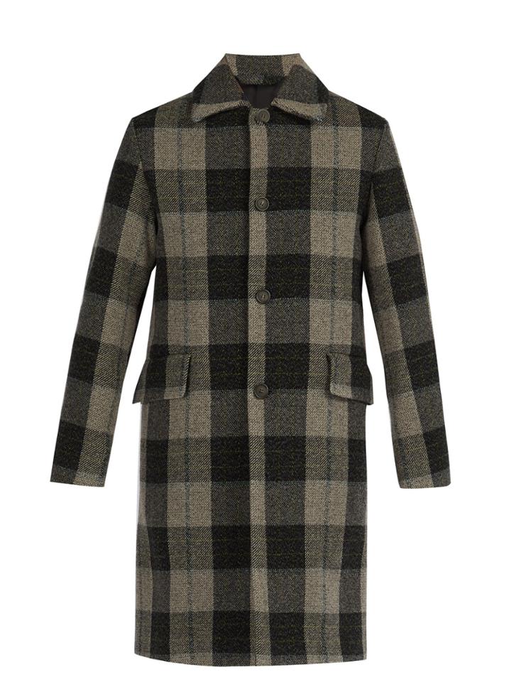 Acne Studios Checked Wool Coat
