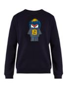 Fendi Piro-chan Appliqu Jersey Sweatshirt