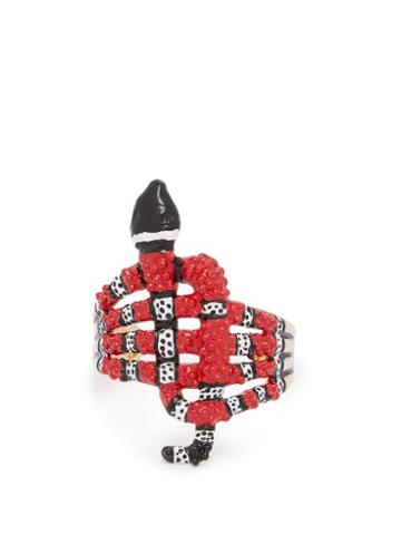 Matchesfashion.com Wai Wai - X Betina De Luca Serpent Cuff - Womens - Red