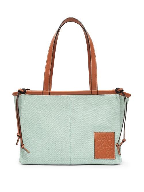 Matchesfashion.com Loewe - Cushion Small Canvas Tote Bag - Womens - Blue