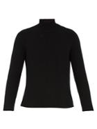 Valentino Roll-neck Ribbed-knit Cashmere Sweater