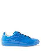 Maison Margiela - Replica Vinyl-coated Trainers - Mens - Blue