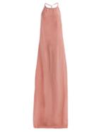 Matchesfashion.com On The Island - Komimi Halter Neck Maxi Dress - Womens - Pink Print
