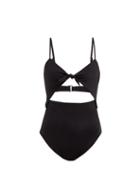 Matchesfashion.com Mara Hoffman - Kia Knotted Swimsuit - Womens - Black