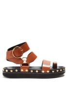 Isabel Marant Nirvy Stud-embellished Leather Sandals