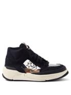 Converse X Joshuavides - Weapon Cx High-top Canvas And Rubber Trainers - Mens - Black Beige