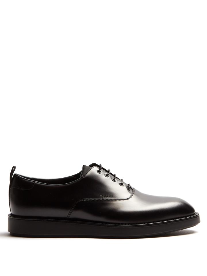 Prada Raised-soled Derby Shoes