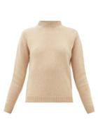 Matchesfashion.com Connolly - Round-neck Camel-hair Sweater - Womens - Camel