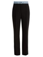 Matchesfashion.com Wales Bonner - Tailored Trousers - Womens - Black Blue