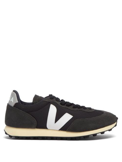 Matchesfashion.com Veja - Rio Branco Suede-panelled Mesh Trainers - Womens - Black White