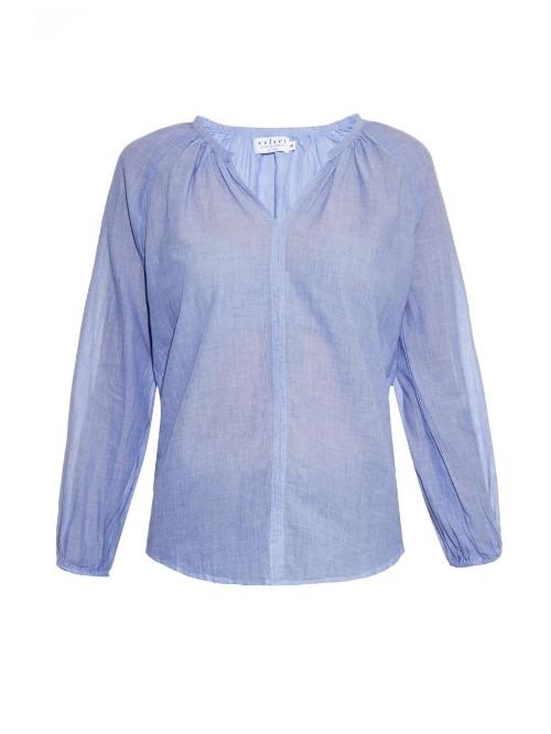 Velvet By Graham & Spencer Dulce Chambray Blouse