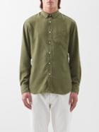Officine Gnrale - Lipp Patch-pocket Tencel-twill Shirt - Mens - Green
