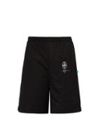 Matchesfashion.com Off-white - Spray Paint Logo Mid Rise Shorts - Mens - Black