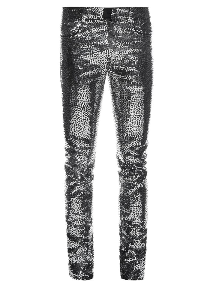 Saint Laurent Skinny Sequinned Jeans