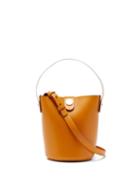 Matchesfashion.com Sophie Hulme - Nano Swing Leather Bucket Bag - Womens - Tan White