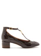 Chloé Perry Patent-leather T-bar Pumps