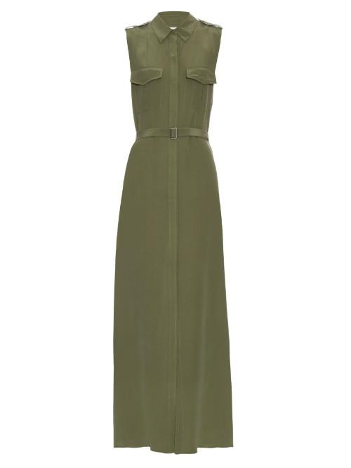 Equipment Major Sleeveless Silk Maxi Dress