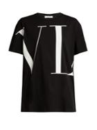 Valentino Wraparound Logo-print Cotton T-shirt