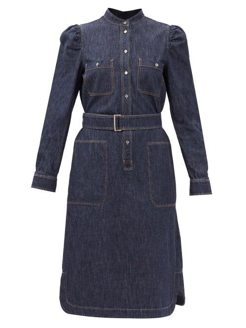 Matchesfashion.com Weekend Max Mara - Brama Dress - Womens - Navy
