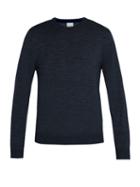 Matchesfashion.com Paul Smith - Crew Neck Merino Wool Sweater - Mens - Blue
