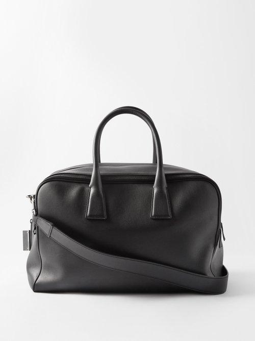 Aviteur - Cristallo Weekender Leather Holdall - Mens - Black