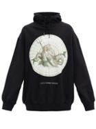 Matchesfashion.com Givenchy - Atlantis Printed Cotton-jersey Hooded Sweatshirt - Mens - Black