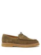 Jacques Solovire - Olivier Suede Derby Shoes - Mens - Green
