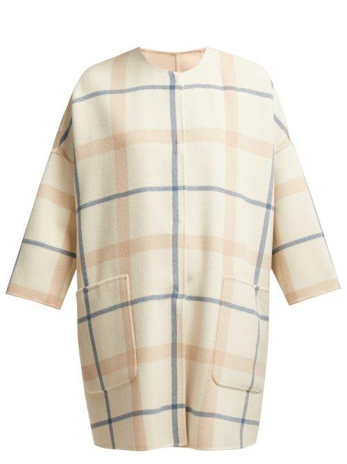 Matchesfashion.com Weekend Max Mara - Alfa Coat - Womens - Cream Multi