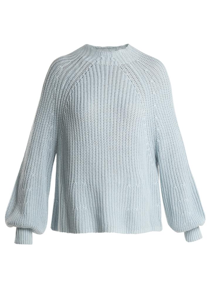 Apiece Apart Sequoia Ribbed-knit Cotton-blend Sweater