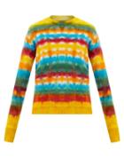 Matchesfashion.com The Elder Statesman - Wacky-dye Cashmere Sweater - Mens - Multi