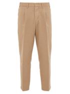 Matchesfashion.com The Gigi - Tonga Cotton-twill Trousers - Mens - Beige